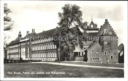 Den Bosch Paleis van Justitie met Refugiehuis Kat. S Hertogenbosch