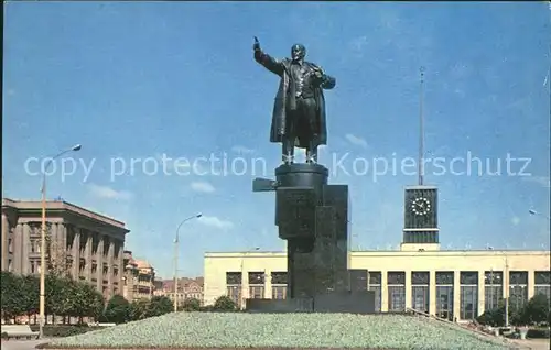 St Petersburg Leningrad Lenindenkmal / Russische Foederation /Nordwestrussland