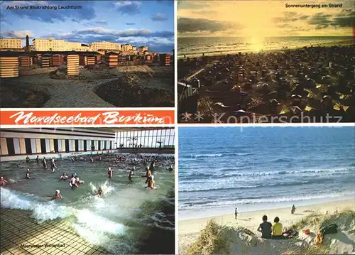 Borkum Nordseebad Kurmittelhaus Meerwasser  Hallenschwimmbad Strand Kat. Borkum