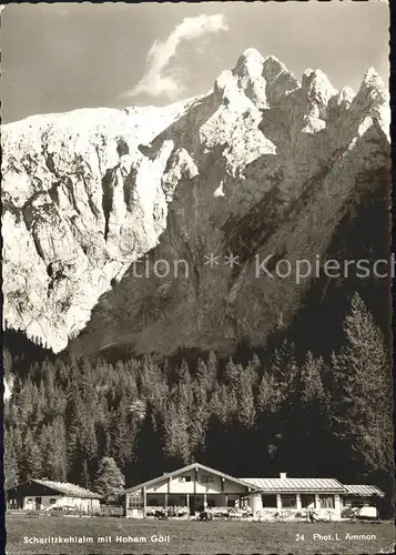 Scharitzkehlalm Hoher Goell Kat. Berchtesgaden