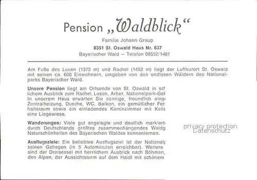 St Oswald-Osttirol Pension Waldblick / Gratwein /Graz