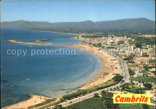 Cambrils Strand Stadtansicht Kat. Costa Dorada