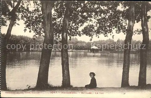 Puigcerda Kind am See Kat. Spanien