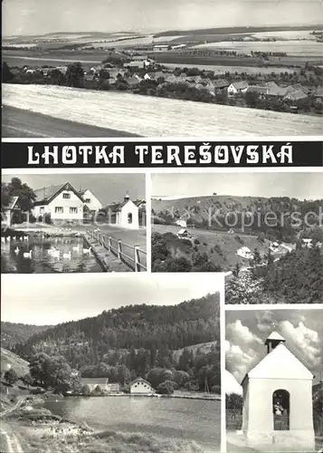 Tschechische Republik Teresovska Kapelle See Kat. Tschechische Republik