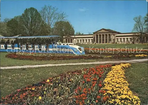 Stuttgart Bundesgartenschau Parkbaehnle Schloss Rosenstein  Kat. Stuttgart