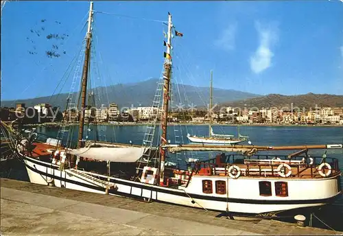 Giardini Naxos Taormina Hafen Boot Kat. Messina Sicilia