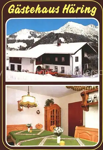 Mittelberg Kleinwalsertal Gaestehaus Haering  Kat. Oesterreich