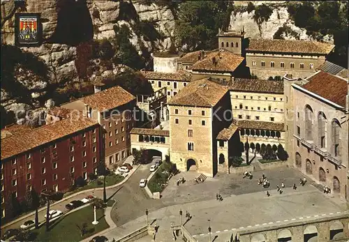 Montserrat Kloster Klosterplatz  Kat. Spanien