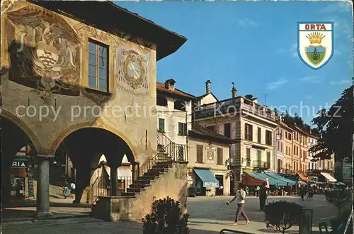 Orta San Giulio Ortasee Platz  Kat. Novara