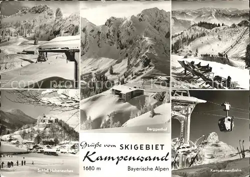 Kampenwand Chiemgau Grossglockner Kampenwandbahn Bergasthof Rossleitenlift  Kat. Aschau i.Chiemgau