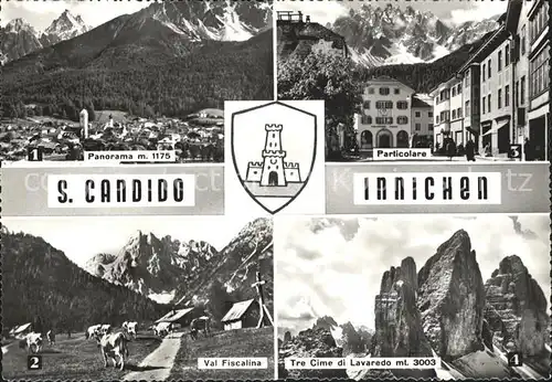 San Candido Suedtirol Particolare Cime di Lavaredo Fiscalina  Kat. Innichen Pustertal