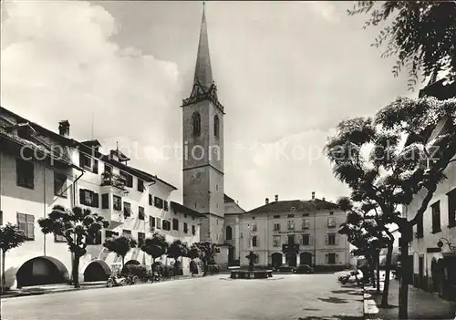 Caldaro Kaltern Dorfplatz  Kat. Kaltern am See Suedtirol