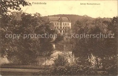 Friedrichsroda Schloss Reinhardsbrunn Kat. Friedrichsroda