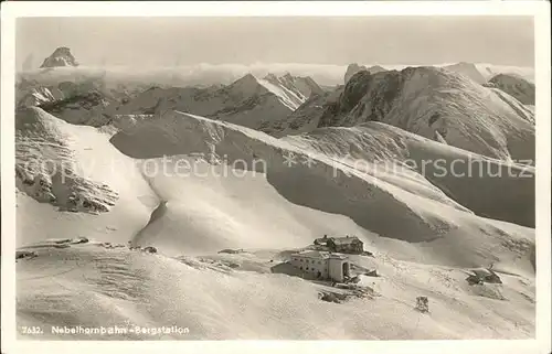 Nebelhornbahn Bergstation Kat. Oberstdorf