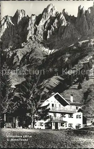 Arthurhaus mit Manndlwand Kat. Muehlbach am Hochkoenig