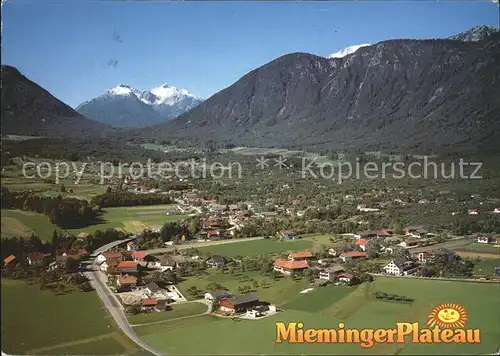 Mieminger Plateau Fliegeraufnahme Kat. Oesterreich