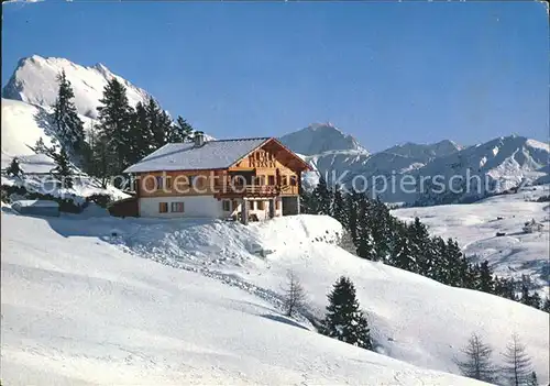 Seiser Alm AVS Schutzhuette Puflatsch Kat. Seis am Schlern Kastelruth Suedtirol