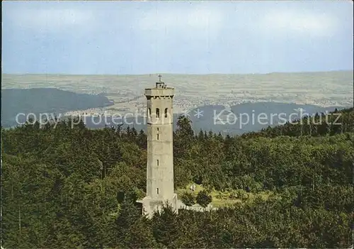 Donnersberg Ludwigsturm Rheinpfalz Fliegeraufnahme Kat. Dannenfels