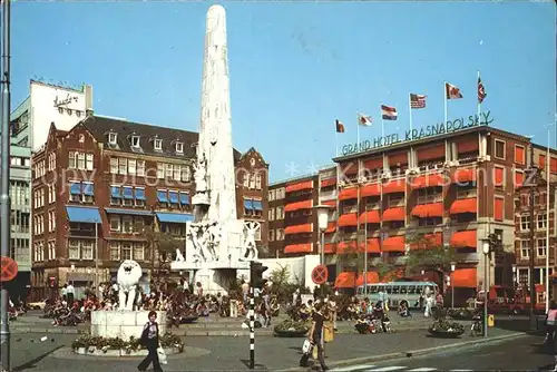 Amsterdam Niederlande Het Nationale Monument Kat. Amsterdam