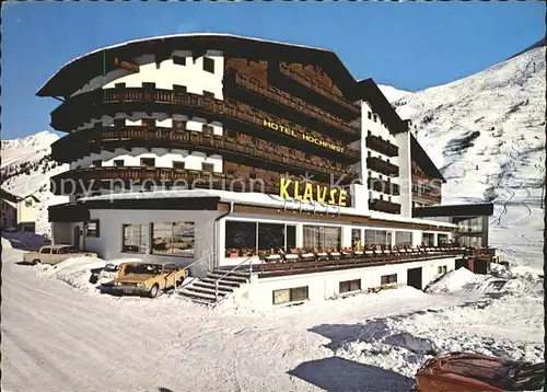 Obergurgl Soelden Tirol Hotel Hochfirst  Kat. Soelden oetztal