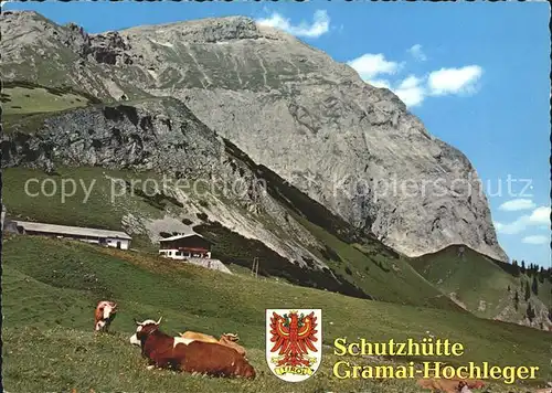 Gramaialm Schutzhuette Gramai Hochleger  Kat. Eben am Achensee