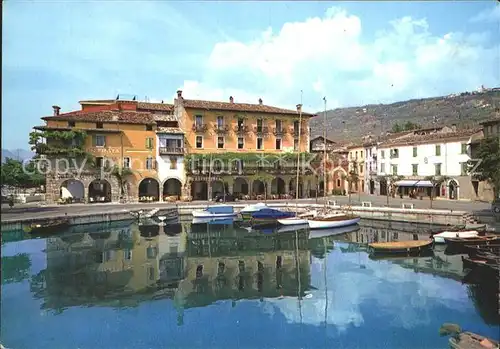 Lago di Garda Torri del Benaco porto Kat. Italien