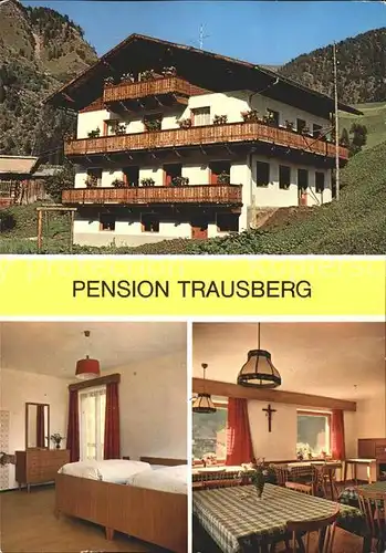 Passeier Passeyer Rabenstein Pension Trausberg  Kat. Suedtirol