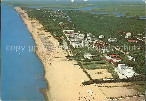 Bibione Fliegeraufnahme Strand 