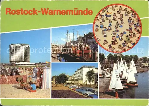 Rostock Warnemuende Hotel Neptun Hafen am Alten Strom Strandhotel Jachthafen  Kat. Rostock