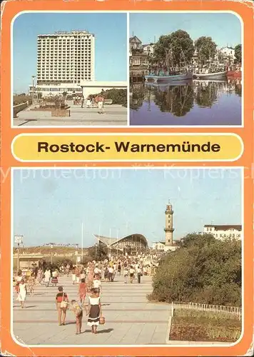 Rostock Warnemuende Hotel Neptun Am Alten Strom  Strandpromenade  Kat. Rostock