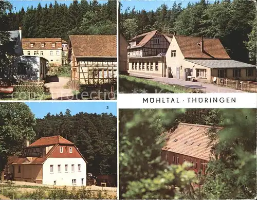 Muehltal Thueringen Pfarrmuehle Betriebsferienlager Naupoldsmuehle Froschmuehle  Kat. Erfurt
