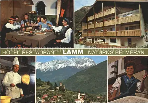 Naturns Merano Hotel Restaurant Lamm  Kat. Naturno