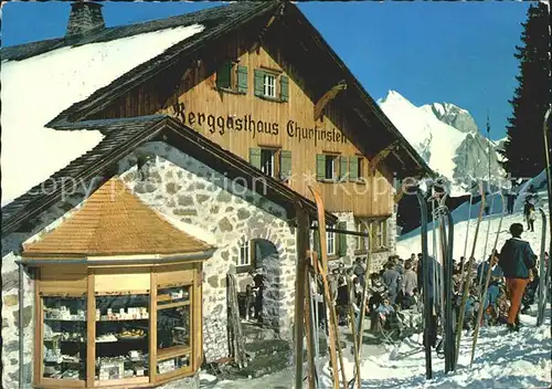 Obertoggenburg Berggasthaus Churfirsten Wintersportplatz Kat. Wildhaus