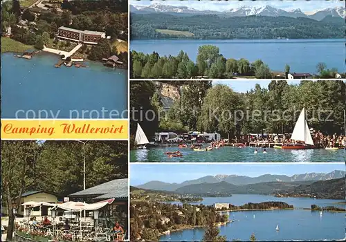 Poertschach Woerthersee Seehotel Wallerwirt Badestrand Segeln Karawanken /  /