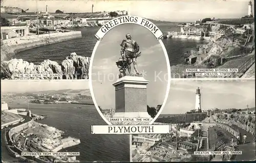 Plymouth Smeaton Tower Hoe Cattewater Kat. United Kingdom