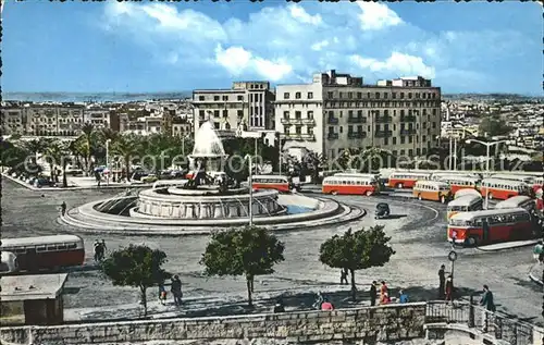 Malta Kingsgate Fountain Busbahnhof Kat. Malta