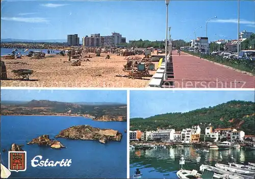 Estartit Costa Brava Hafen Strand Kat. Spanien