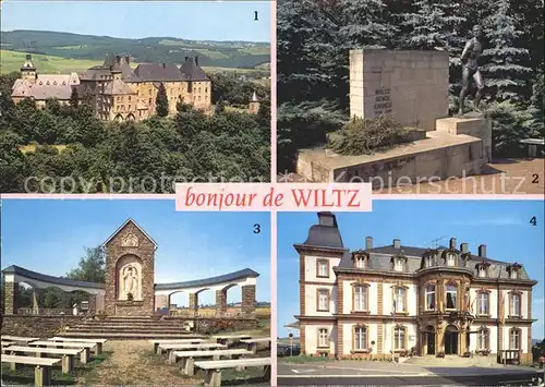 Wiltz Luxembourg Chateau Monuement aux Morts  Kat. Luxemburg