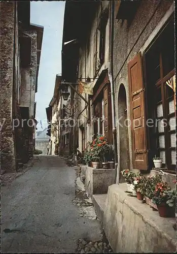 Conflans Savoie alte Gasse Kat. Albertville