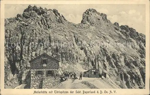 Meilerhuette Toerlspitzen  Kat. Garmisch Partenkirchen