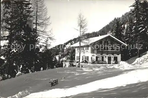 Passeier Passeyer Gasthaus Albergo Waldboden Winter Kat. Suedtirol