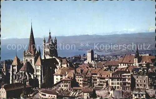 Lausanne Ouchy Cathedrale Cite  / Lausanne /Bz. Lausanne City