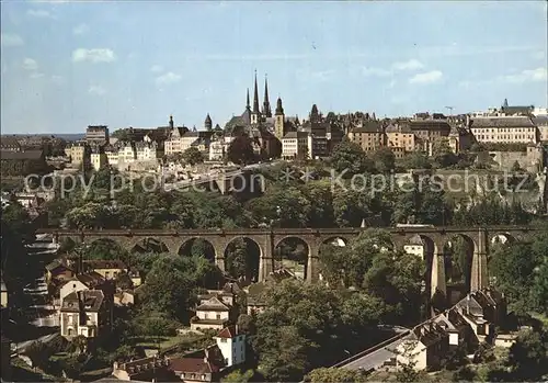 Luxemburg Luxembourg Klausener Bruecke Oberstadt  Kat. Luxemburg