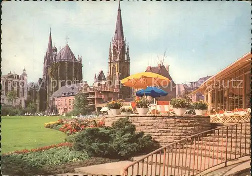 Bad Aachen Anlage Elisenbrunnen Dom 