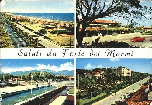 Forte dei Marmi Brunnen Promenade  Kat. Italien