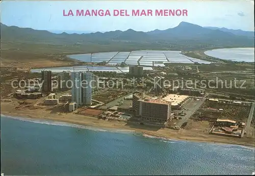 La Manga Murcia Fliegeraufnahme  Kat. La Manga del Mar Menor Murcia