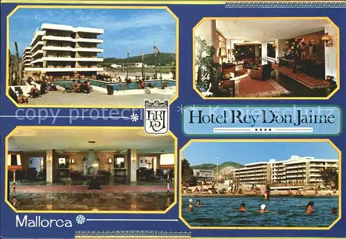 Santa Ponsa Mallorca Islas Baleares Hotel Rey Don Jaime  Kat. Calvia