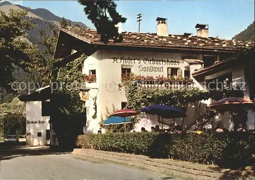 St Leonhard Passeier Sandwirt Geburtshaus Andreas Hofer Kat. St Leonhard in Passeier Suedtirol