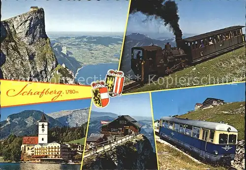 Schafberg Salzkammergut Bergbahn Kat. St Wolfgang am Wolfgangsee