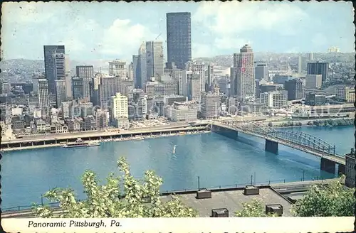 Pittsburg Pennsylvania Panorama Kat. United States